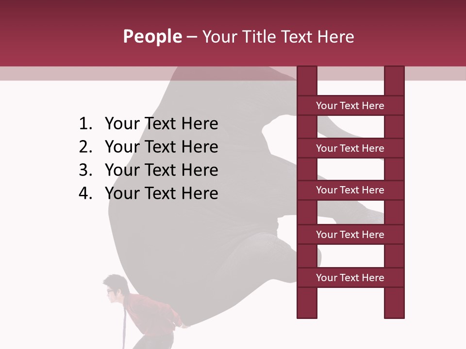 Heavy Tired Delivery PowerPoint Template