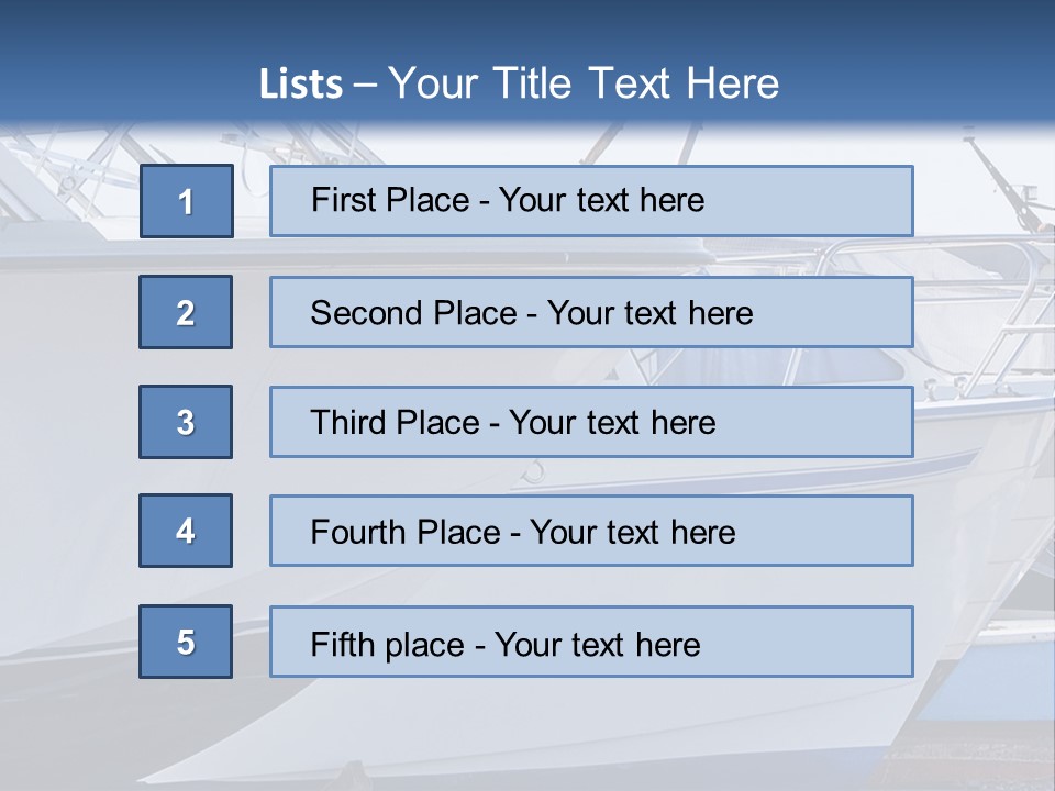 Pier Cutter Baltic PowerPoint Template