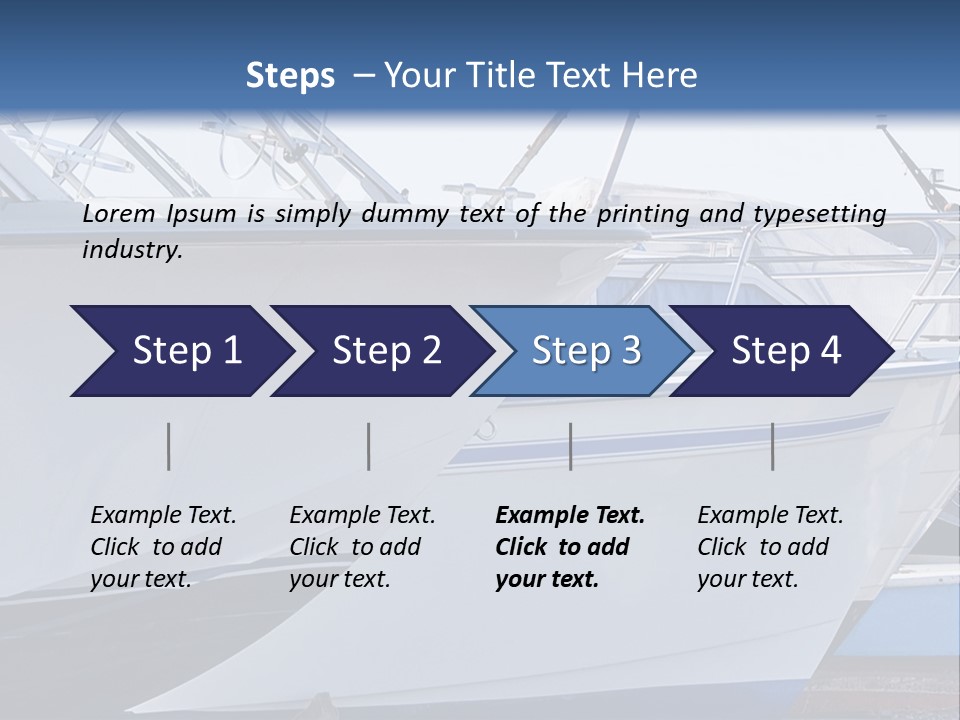 Pier Cutter Baltic PowerPoint Template