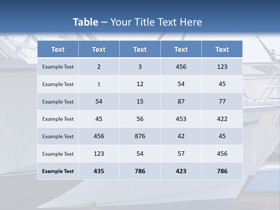 Pier Cutter Baltic PowerPoint Template