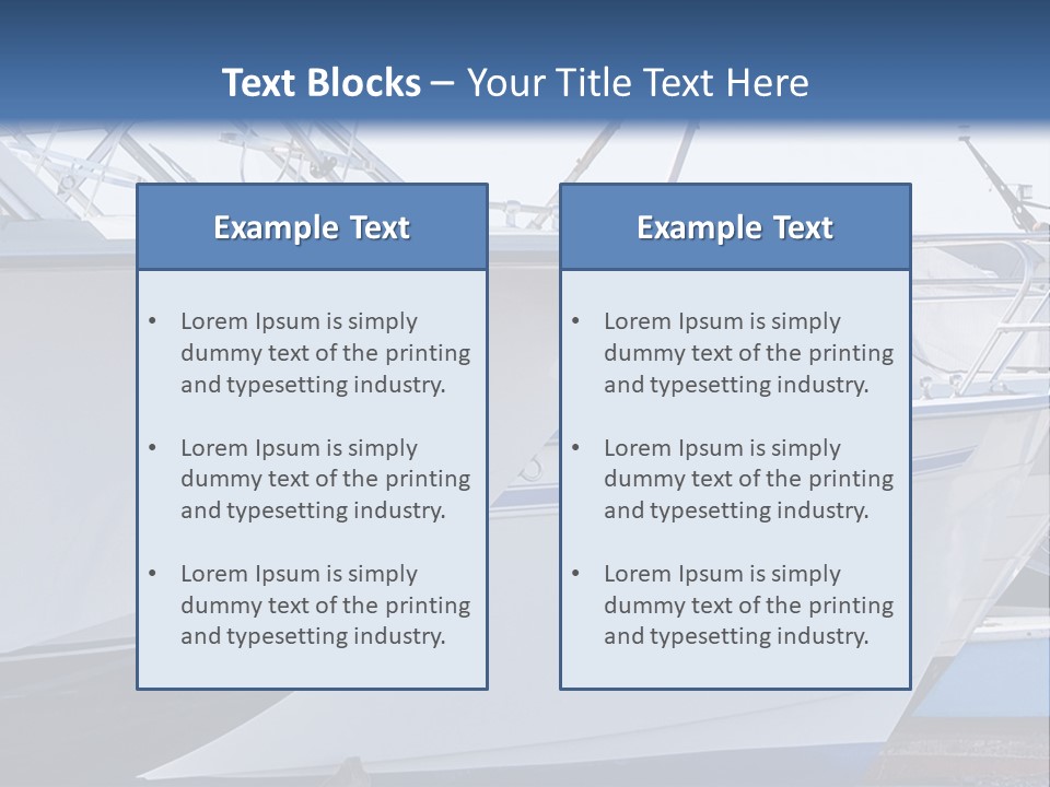 Pier Cutter Baltic PowerPoint Template