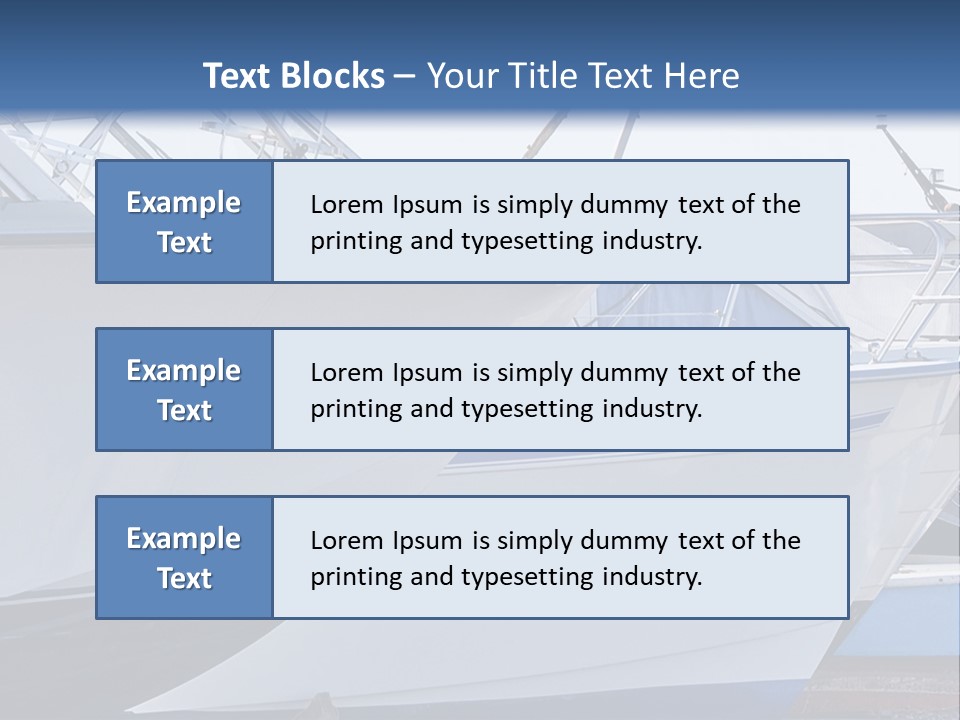 Pier Cutter Baltic PowerPoint Template