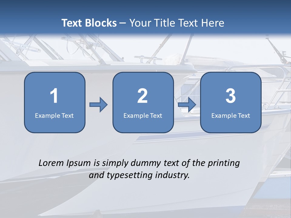 Pier Cutter Baltic PowerPoint Template