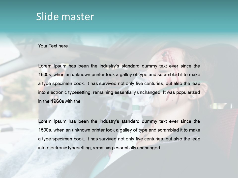 Pulmotor Fire Brigade Help PowerPoint Template