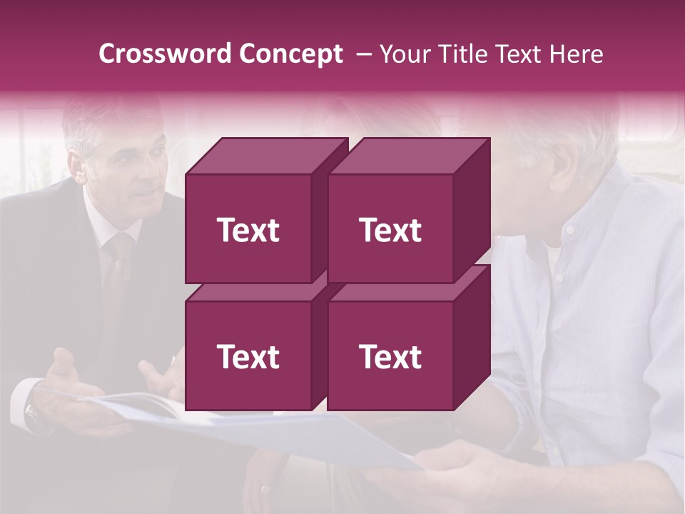 A Group Of People Sitting On A Couch Talking To Each Other PowerPoint Template