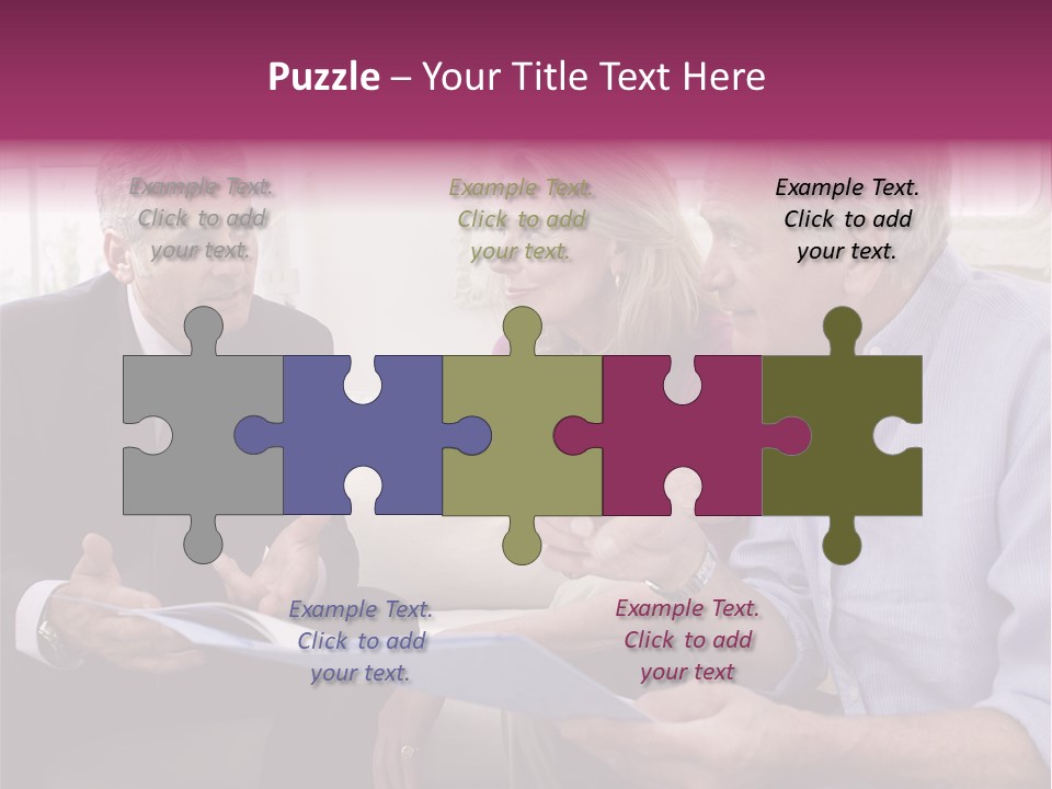 A Group Of People Sitting On A Couch Talking To Each Other PowerPoint Template