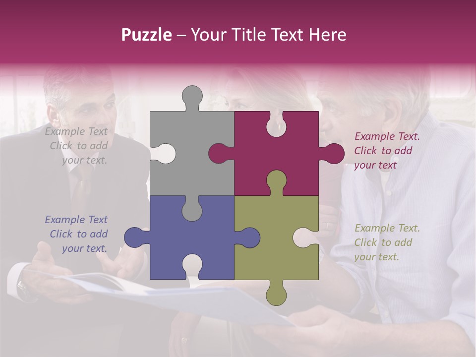 A Group Of People Sitting On A Couch Talking To Each Other PowerPoint Template