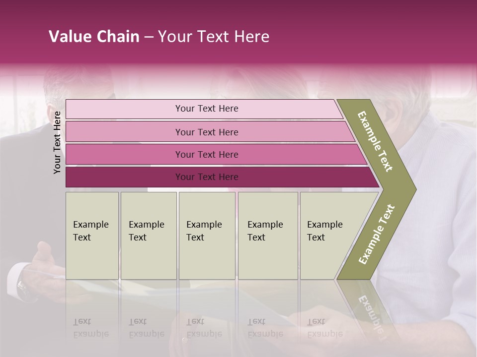 A Group Of People Sitting On A Couch Talking To Each Other PowerPoint Template