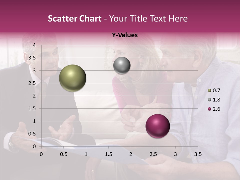 A Group Of People Sitting On A Couch Talking To Each Other PowerPoint Template