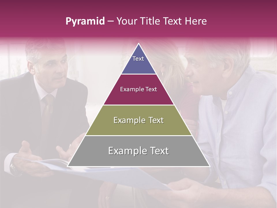 A Group Of People Sitting On A Couch Talking To Each Other PowerPoint Template
