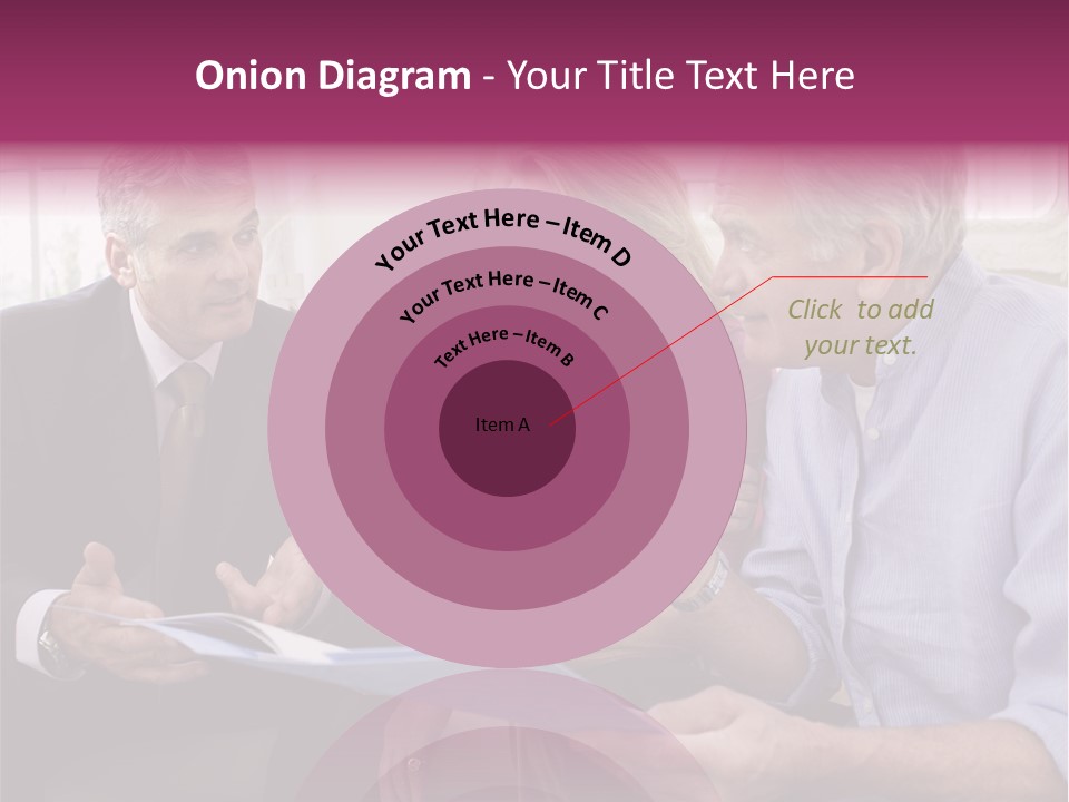 A Group Of People Sitting On A Couch Talking To Each Other PowerPoint Template
