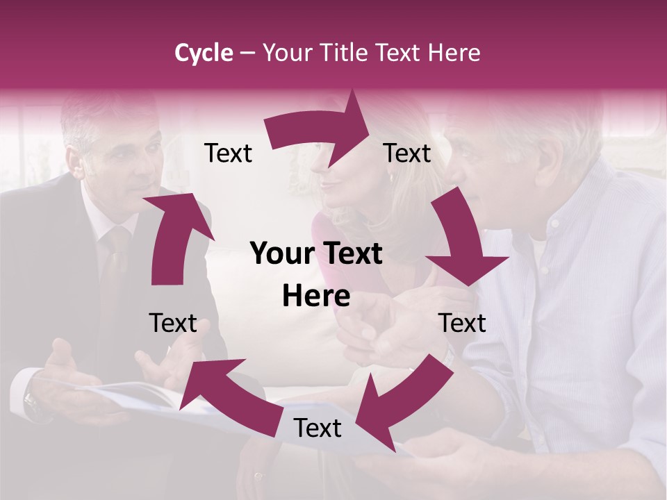 A Group Of People Sitting On A Couch Talking To Each Other PowerPoint Template