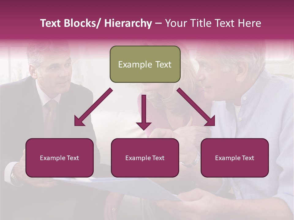 A Group Of People Sitting On A Couch Talking To Each Other PowerPoint Template