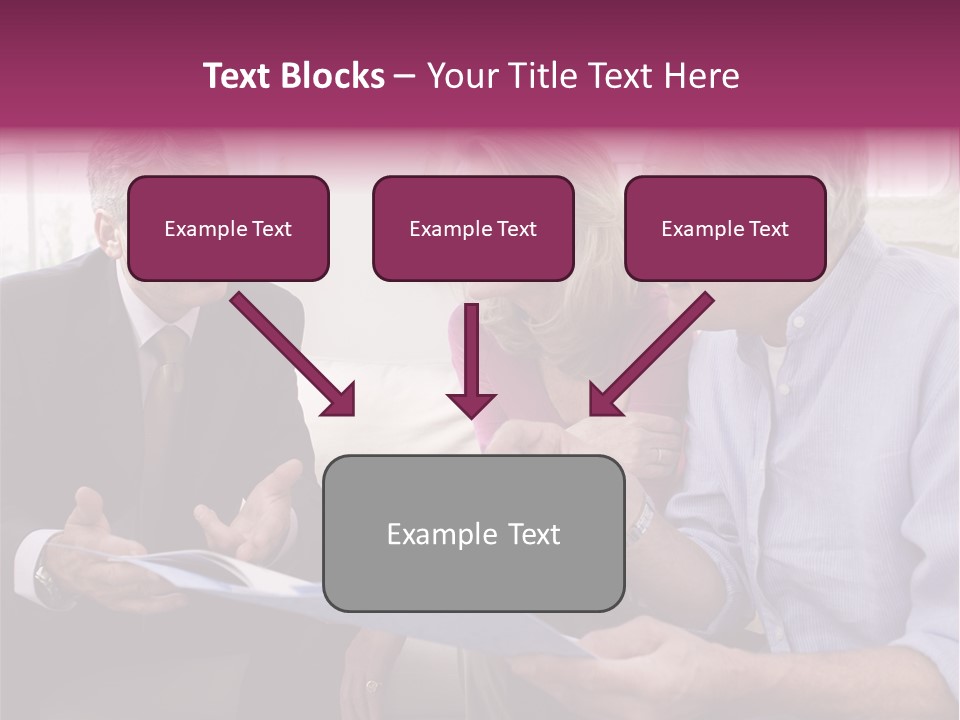 A Group Of People Sitting On A Couch Talking To Each Other PowerPoint Template