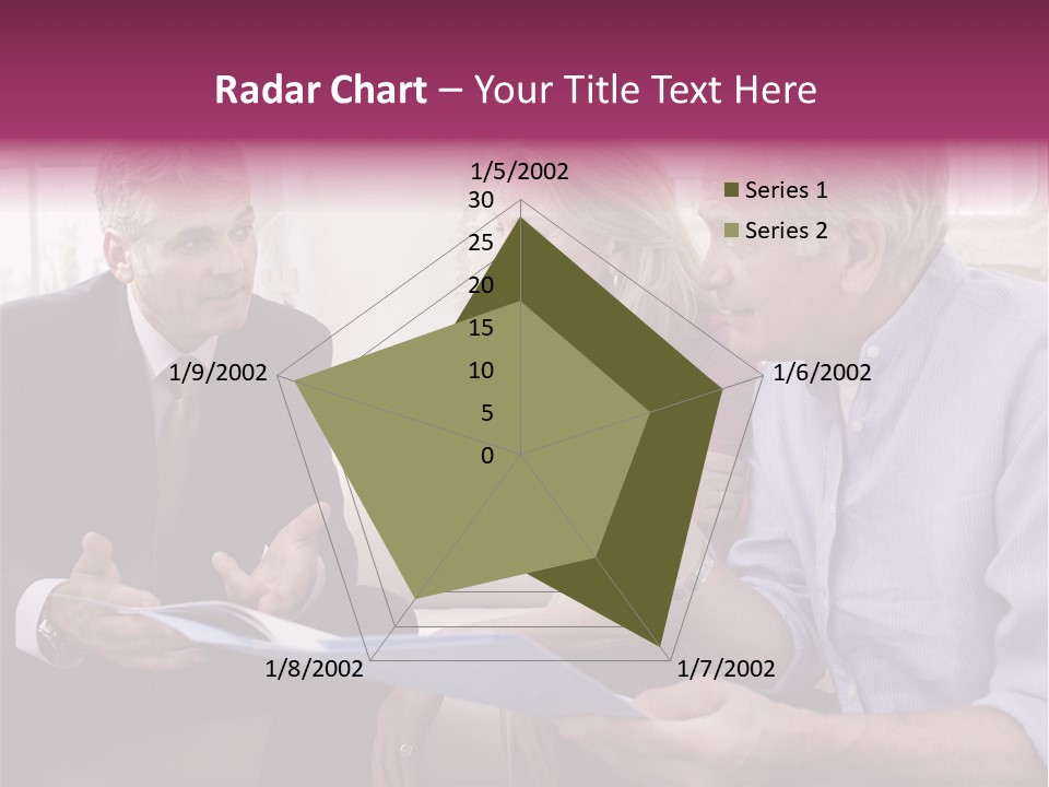 A Group Of People Sitting On A Couch Talking To Each Other PowerPoint Template