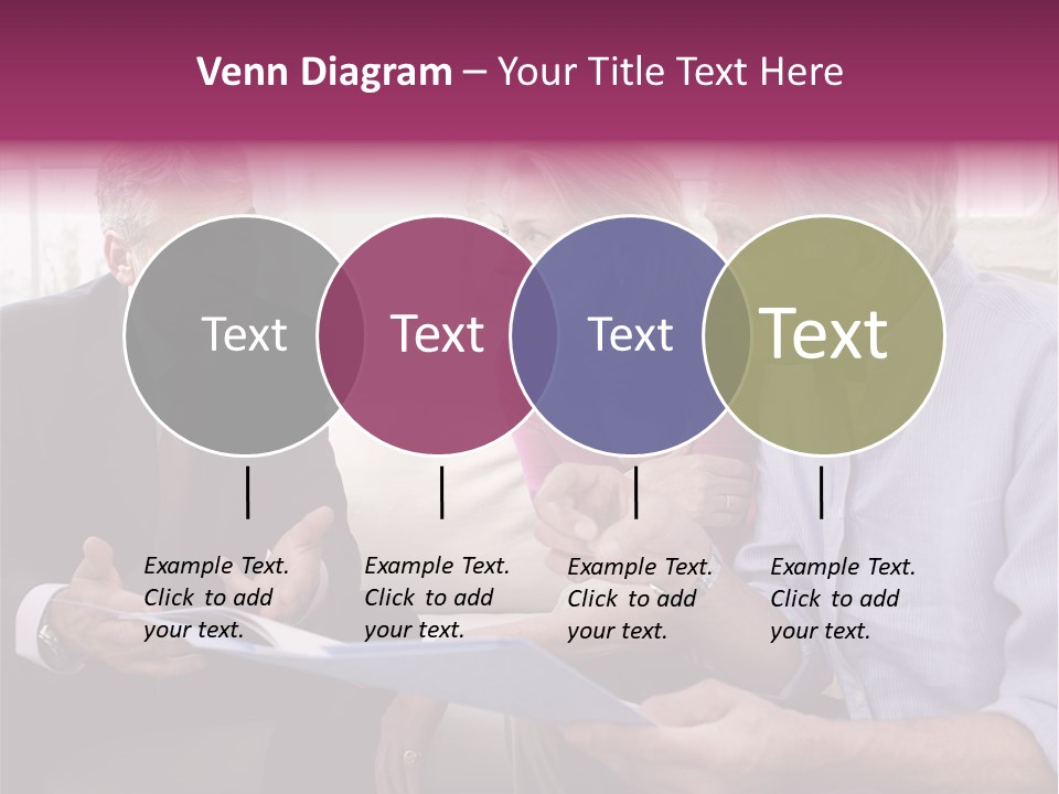 A Group Of People Sitting On A Couch Talking To Each Other PowerPoint Template