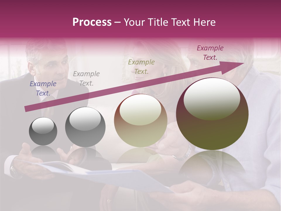 A Group Of People Sitting On A Couch Talking To Each Other PowerPoint Template