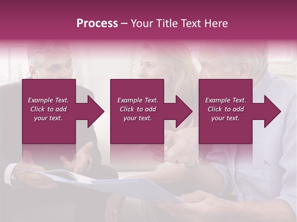 A Group Of People Sitting On A Couch Talking To Each Other PowerPoint Template