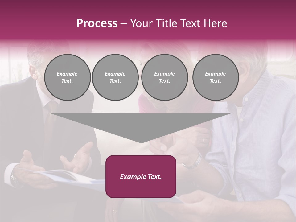 A Group Of People Sitting On A Couch Talking To Each Other PowerPoint Template