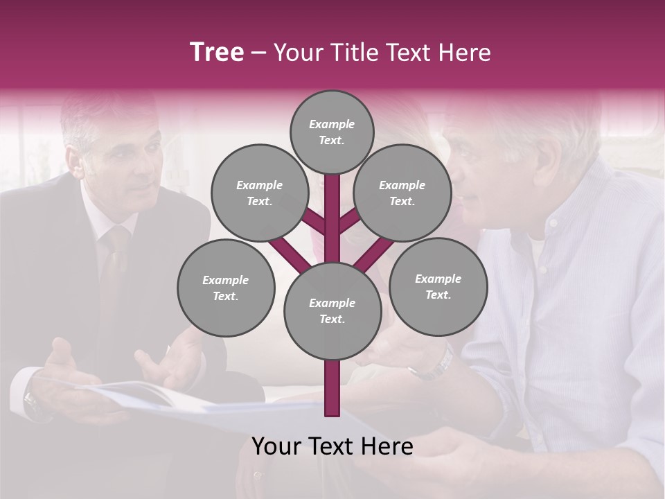 A Group Of People Sitting On A Couch Talking To Each Other PowerPoint Template