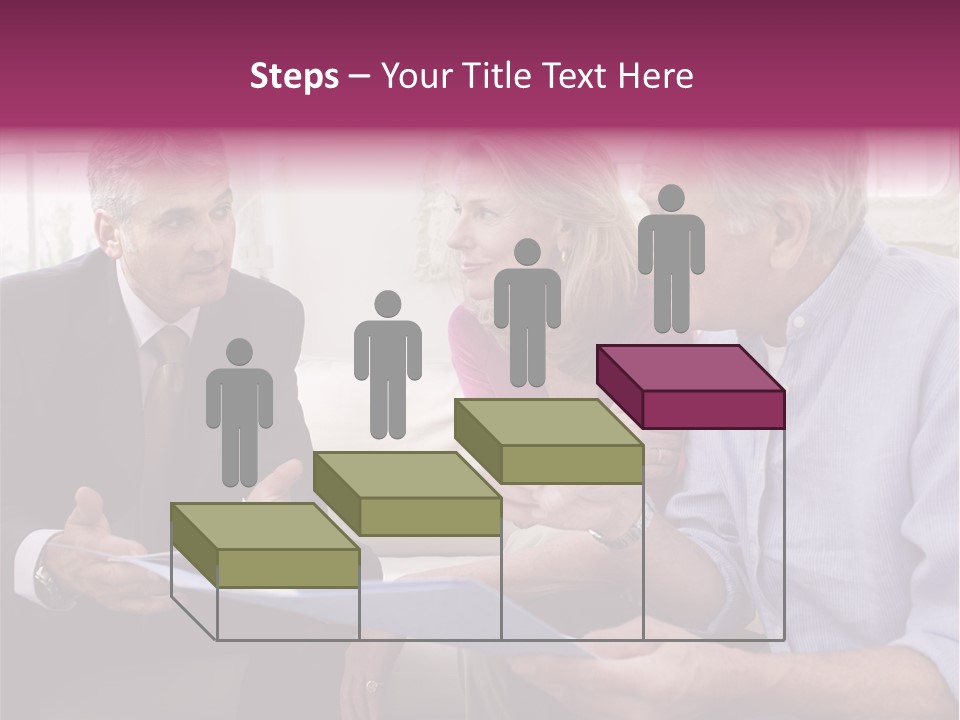 A Group Of People Sitting On A Couch Talking To Each Other PowerPoint Template