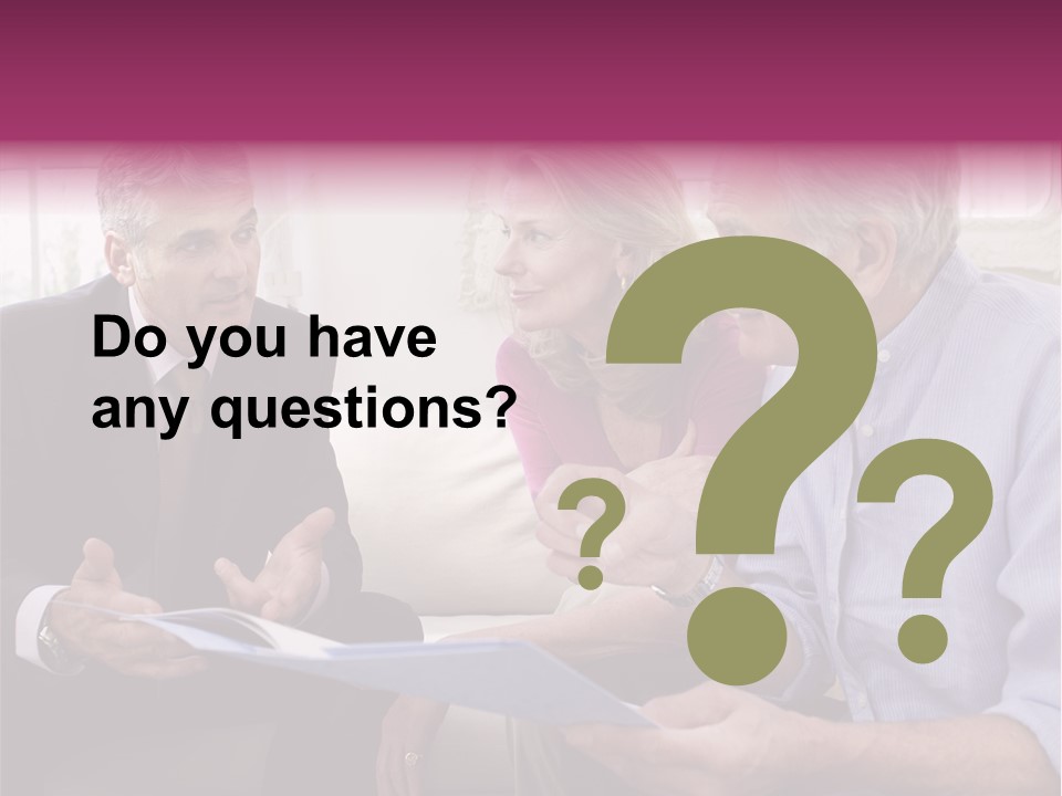 A Group Of People Sitting On A Couch Talking To Each Other PowerPoint Template