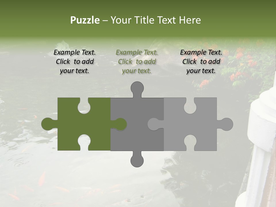 Quiet Foliage Peace PowerPoint Template