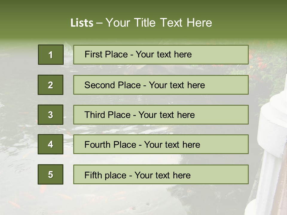 Quiet Foliage Peace PowerPoint Template