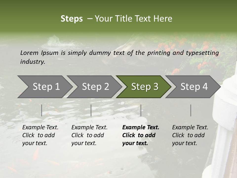 Quiet Foliage Peace PowerPoint Template