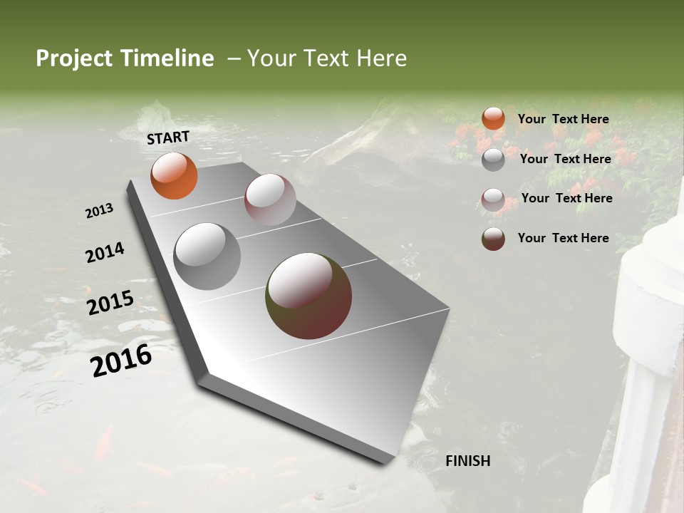 Quiet Foliage Peace PowerPoint Template