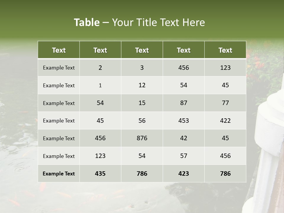 Quiet Foliage Peace PowerPoint Template