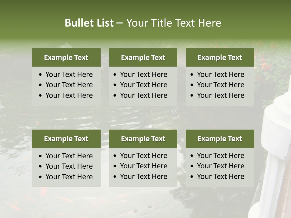 Quiet Foliage Peace PowerPoint Template