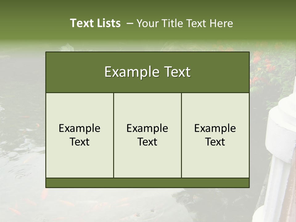 Quiet Foliage Peace PowerPoint Template