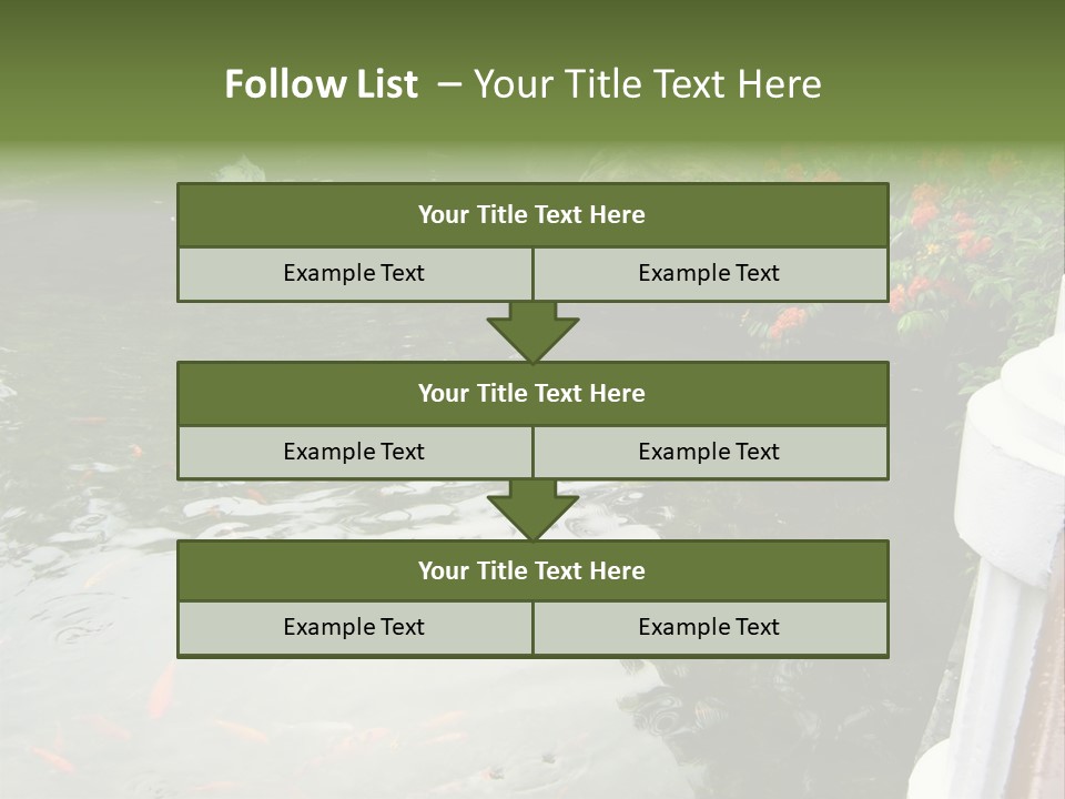 Quiet Foliage Peace PowerPoint Template
