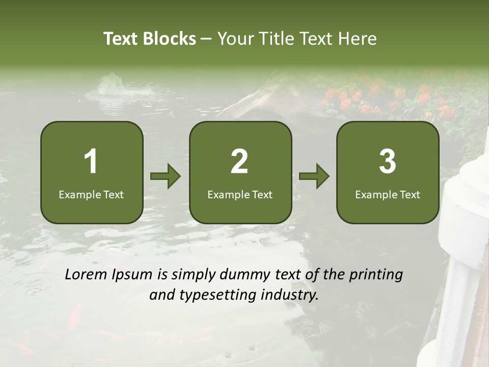 Quiet Foliage Peace PowerPoint Template
