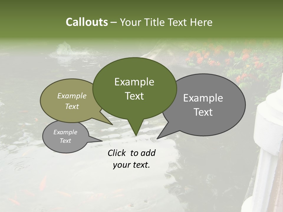 Quiet Foliage Peace PowerPoint Template