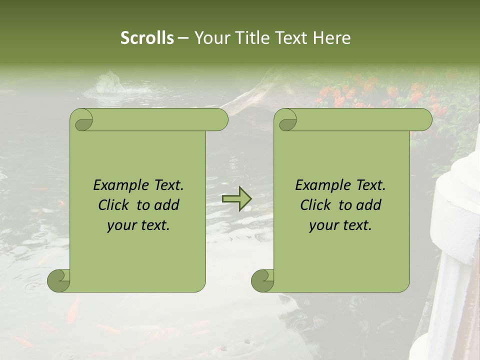 Quiet Foliage Peace PowerPoint Template