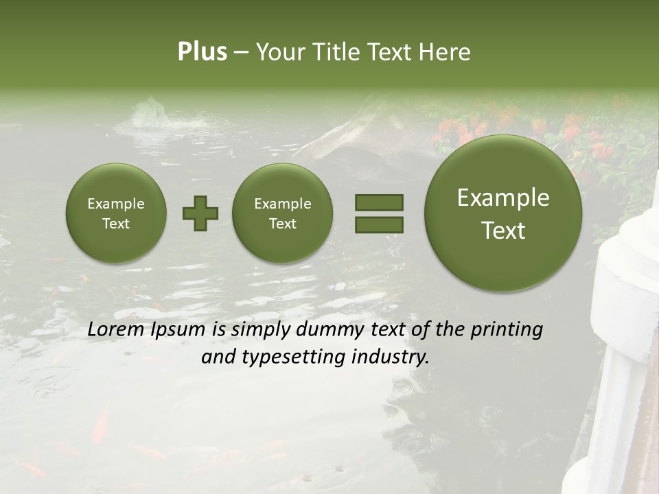 Quiet Foliage Peace PowerPoint Template