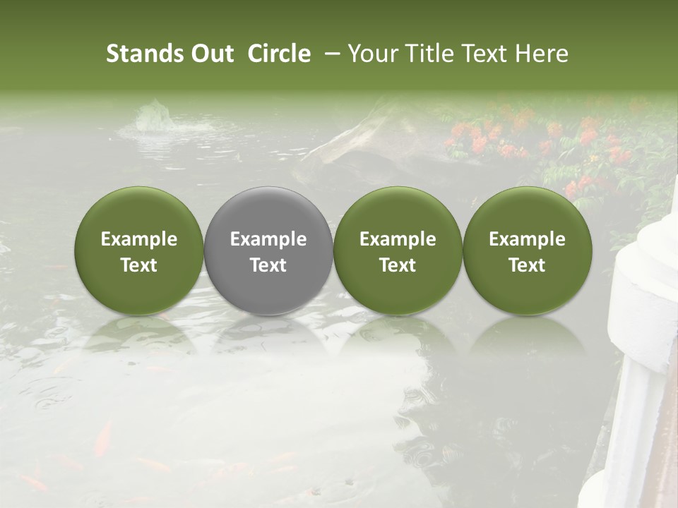 Quiet Foliage Peace PowerPoint Template