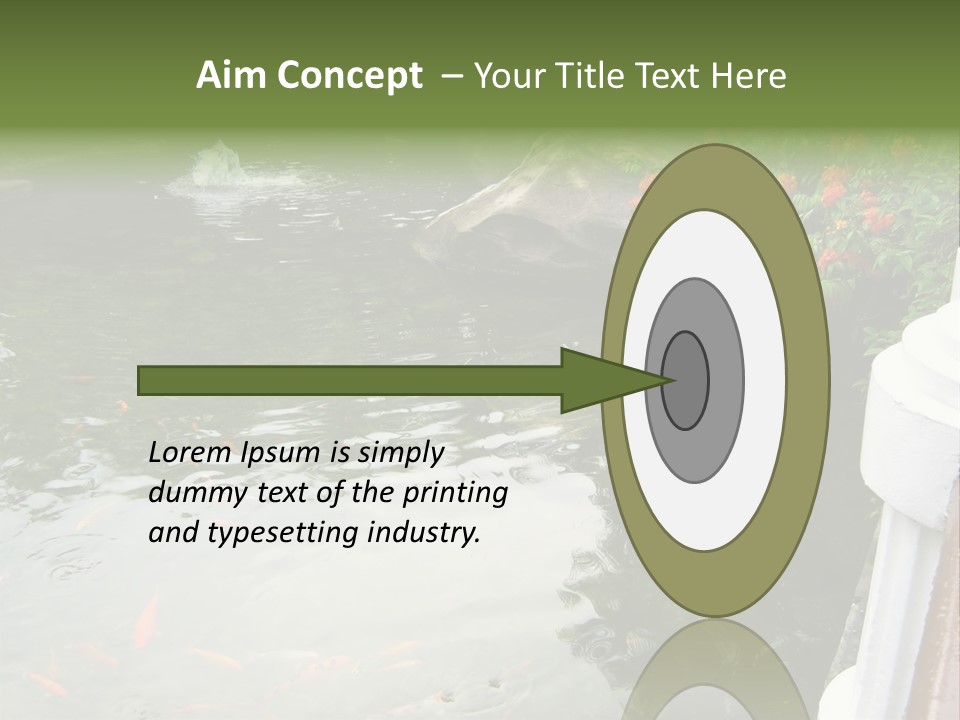 Quiet Foliage Peace PowerPoint Template