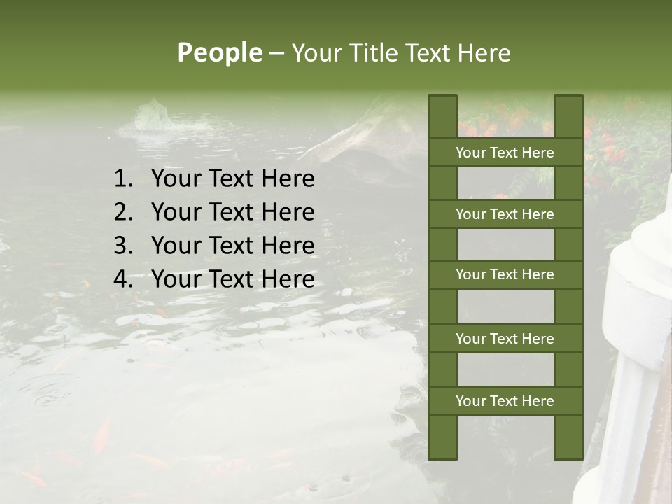 Quiet Foliage Peace PowerPoint Template