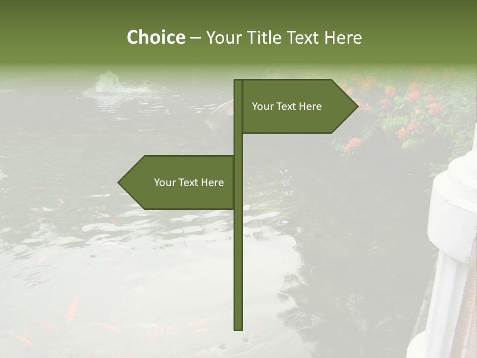 Quiet Foliage Peace PowerPoint Template