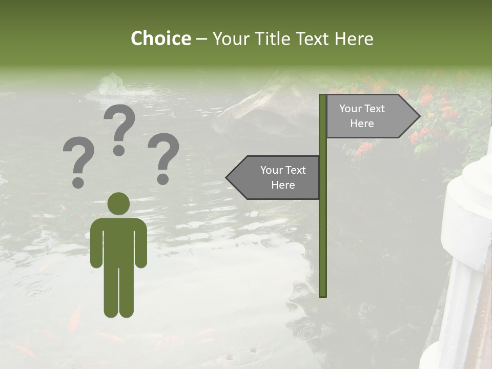 Quiet Foliage Peace PowerPoint Template