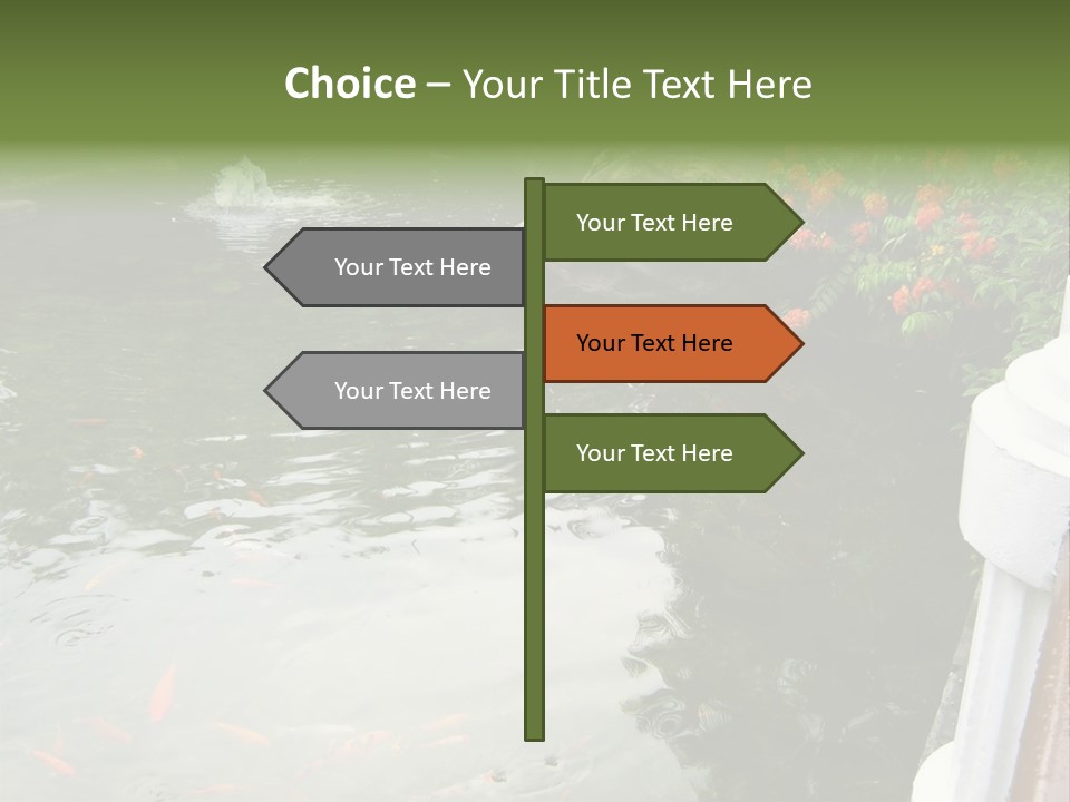 Quiet Foliage Peace PowerPoint Template