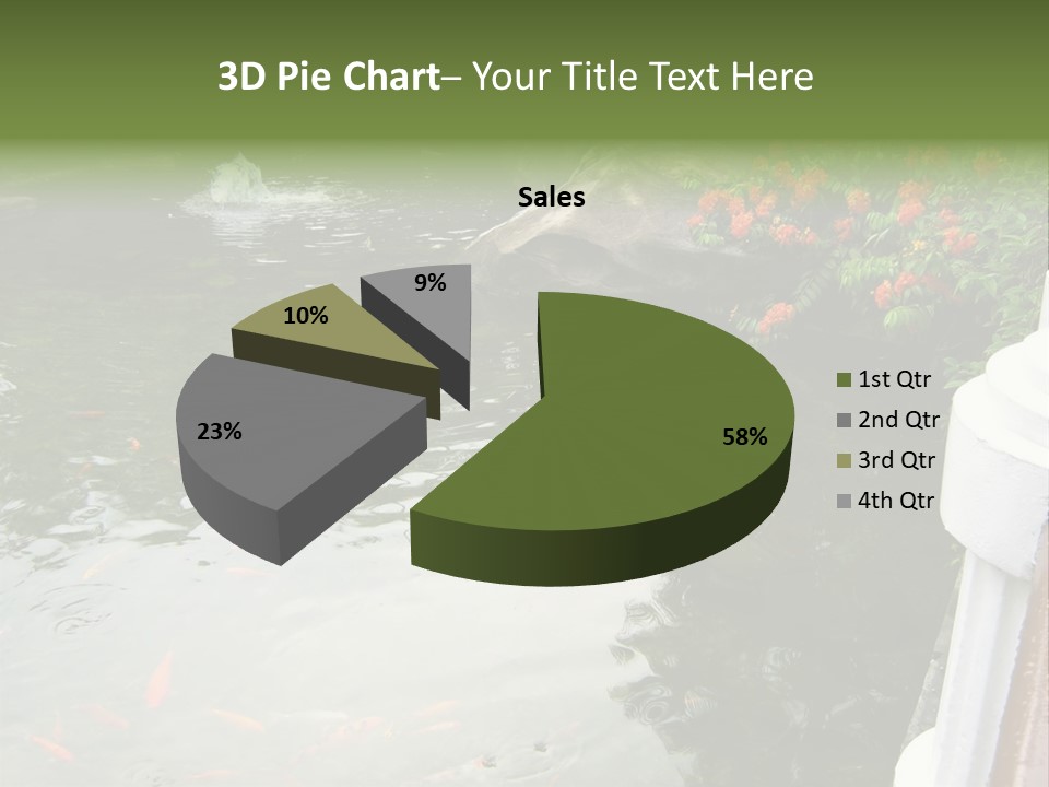 Quiet Foliage Peace PowerPoint Template