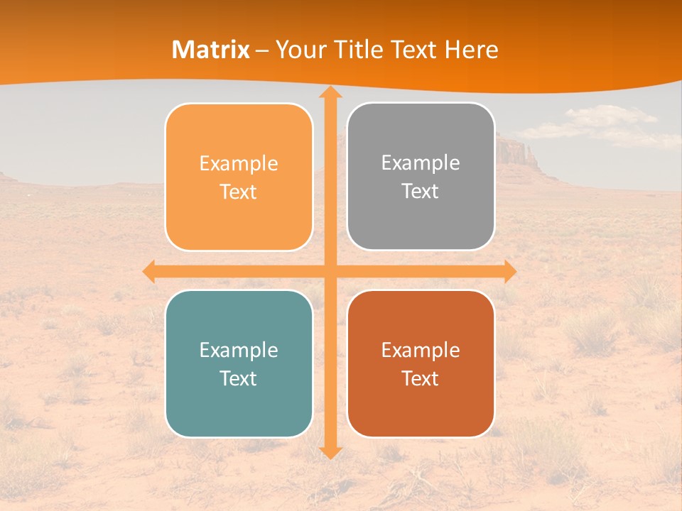 Distant Nature Scenery PowerPoint Template