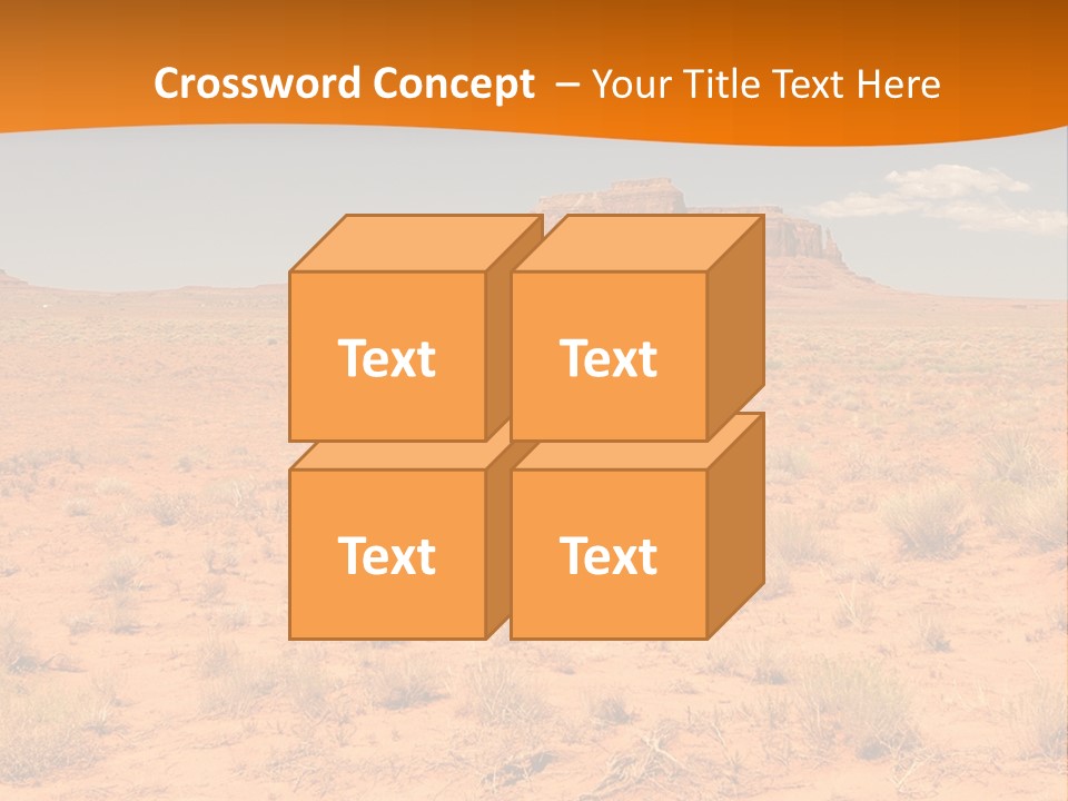 Distant Nature Scenery PowerPoint Template