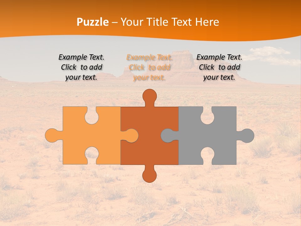 Distant Nature Scenery PowerPoint Template