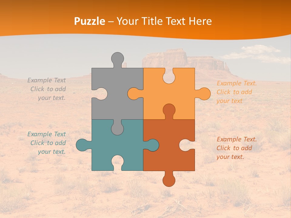 Distant Nature Scenery PowerPoint Template