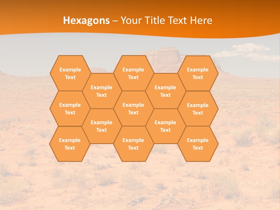 Distant Nature Scenery PowerPoint Template